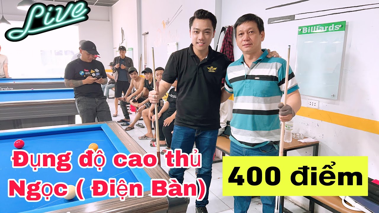 Thịnh Kent đụng độ cao thủ A Ngọc Điện Bàn - Bida phăng 400 điểm - CLB TV - Đại Lộc