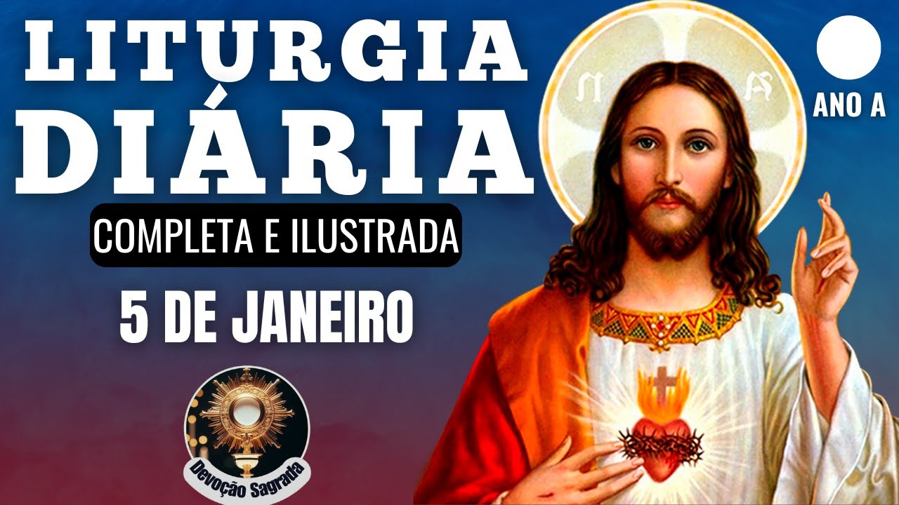 LITURGIA DI&Aacute;RIA | Completa e Ilustrada | Segunda-feira 5/1/26