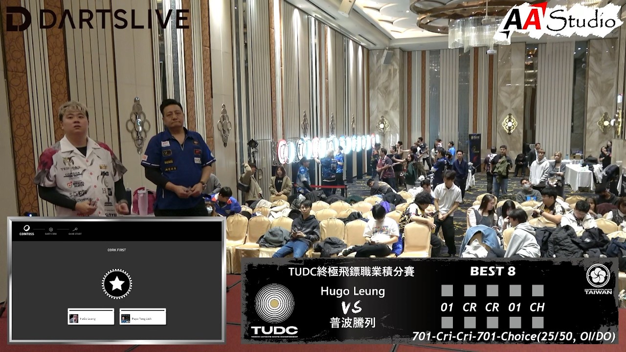 Hugo Leung vs 普波騰列 [TUDC終極飛鏢職業積分賽 BEST 8] (2026/1/4 TUDC STAGE 5 Day.2)