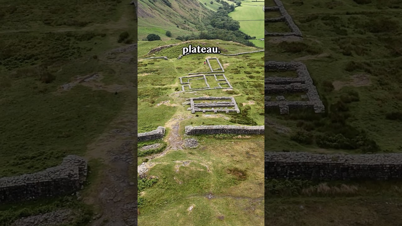 Most Roman forts are a playing card shape, but not Hardknott Roman fort. Why?