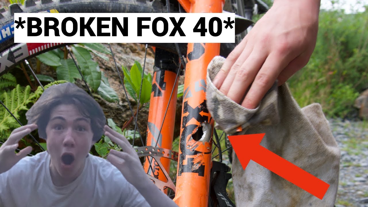 HE PUT A HOLE IN HIS FOX 40
