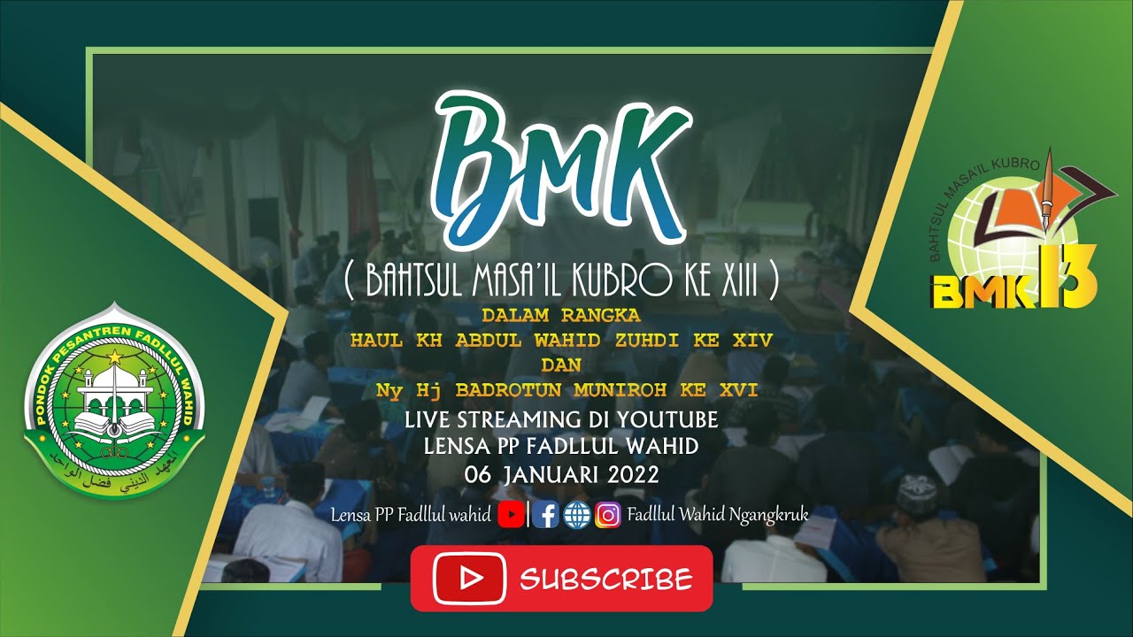BAHTSUL MASAIL KUBRO KE - XIII PART 2 || PP FADLLUL WAHID NGANGKRUK