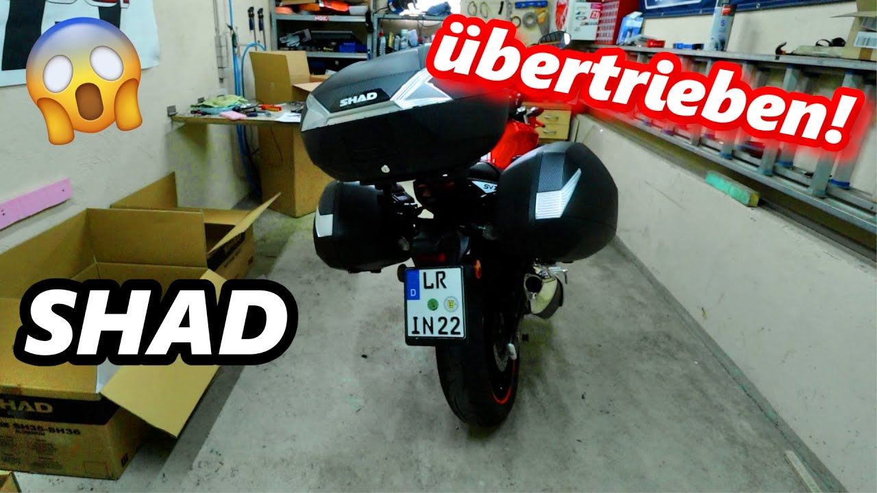 JETZT hab Ich es übertrieben!! / Shad 3gp Koffersystem Suzuki SV650 2017