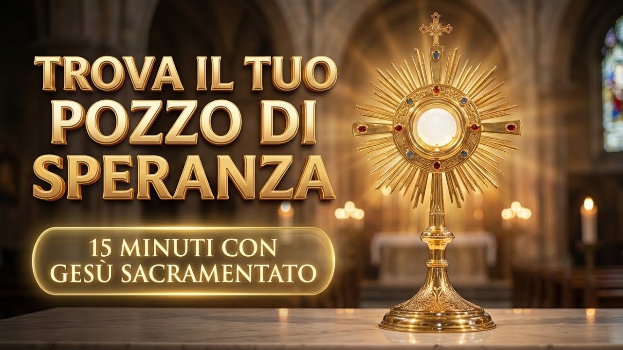 15 MINUTI CON GESU SACRAMENTATO - La Sua Grazia ti Svela il Pozzo di Speranza