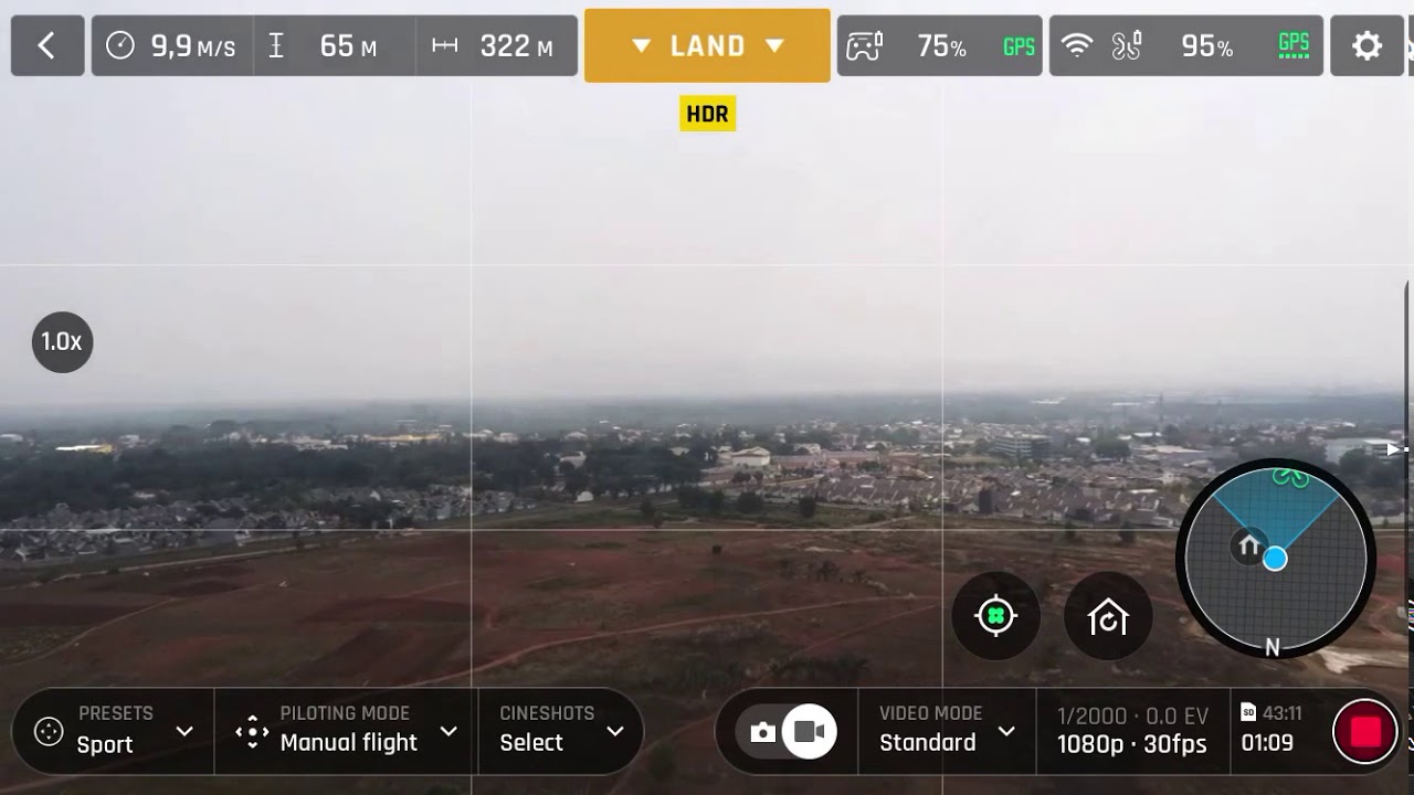 Parrot anafi long range test