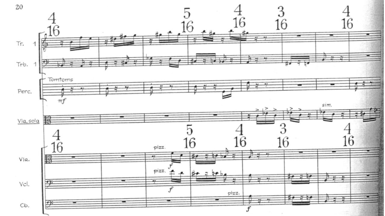 Krzysztof Penderecki: Viola Concerto (1983) with score