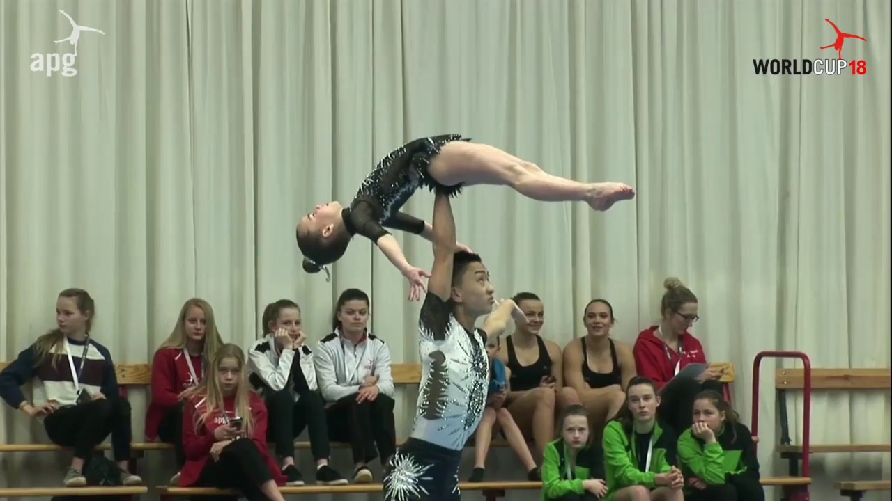 FIAC 2018 AG BAL ACRO ACADEMY Marten VISSER Tess OFFRINGA
