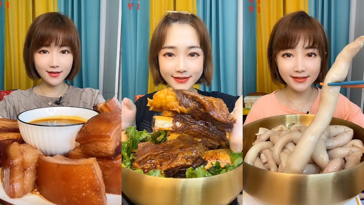 [YlYI] 이이 먹방, ASMR, Mukbang Chinese food eating show, 中國モッパン, 吃播