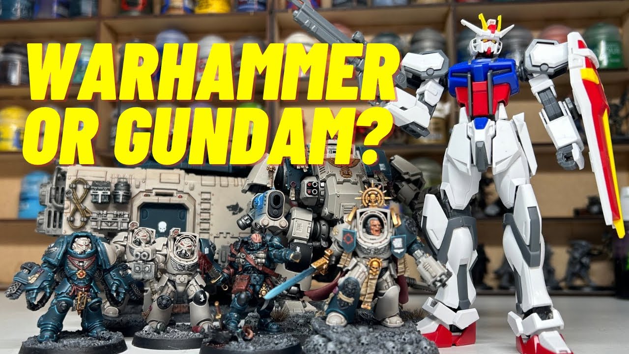 Warhammer painter tries Gundam!