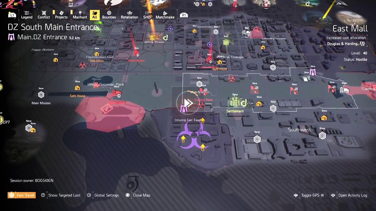 The Division 2 Dark Zone Gameplay