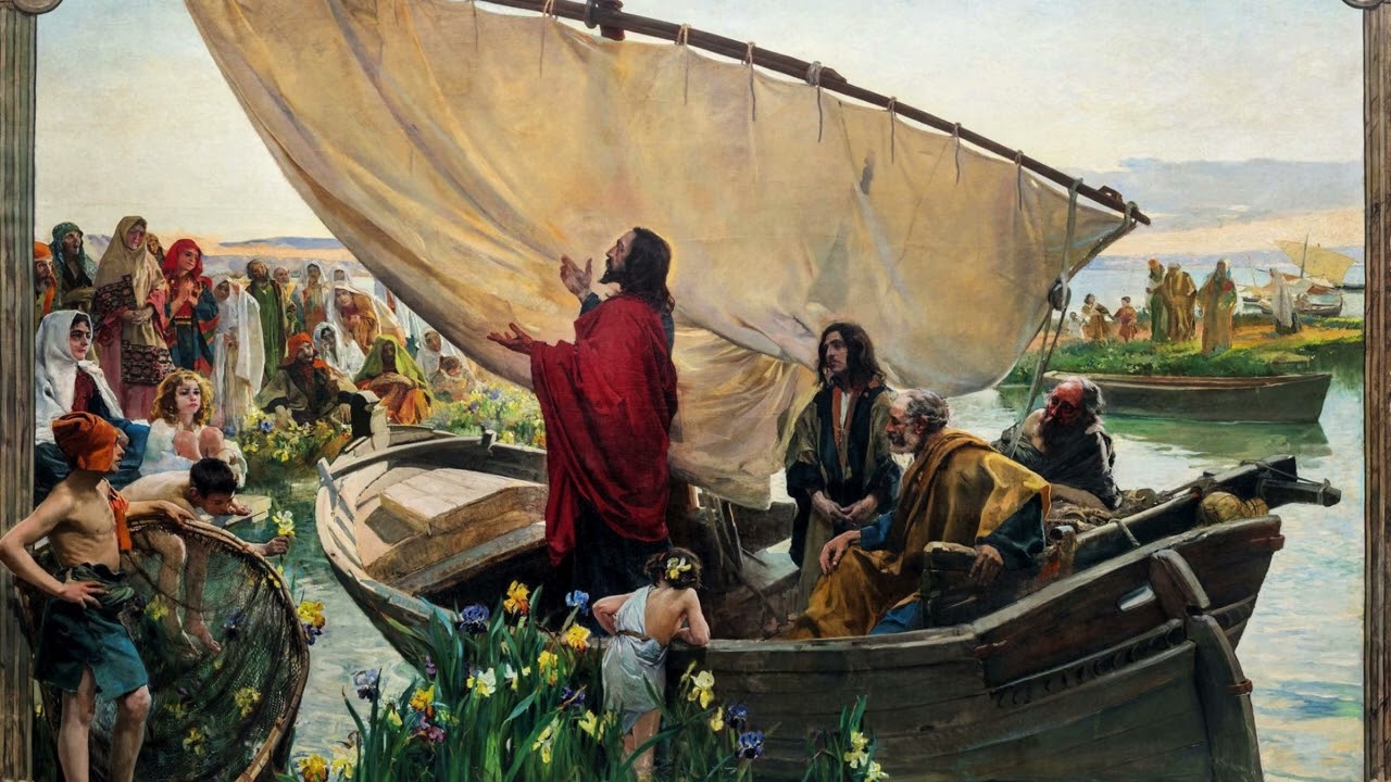 Méditation 22 Janv 2026 Jésus enseigne depuis une barque : Evangile et Homélie expliqués