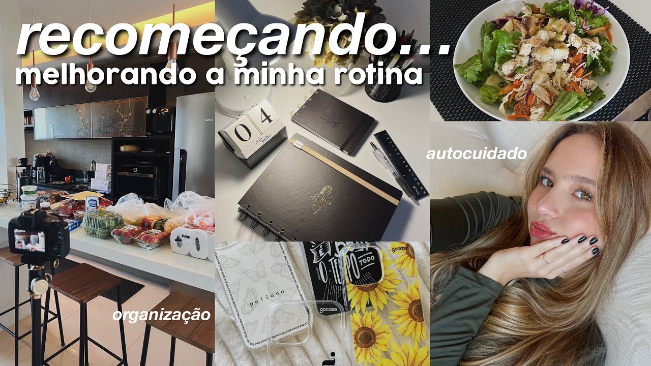 RECOMEÇANDO a minha vida | organização, compras no mercado...