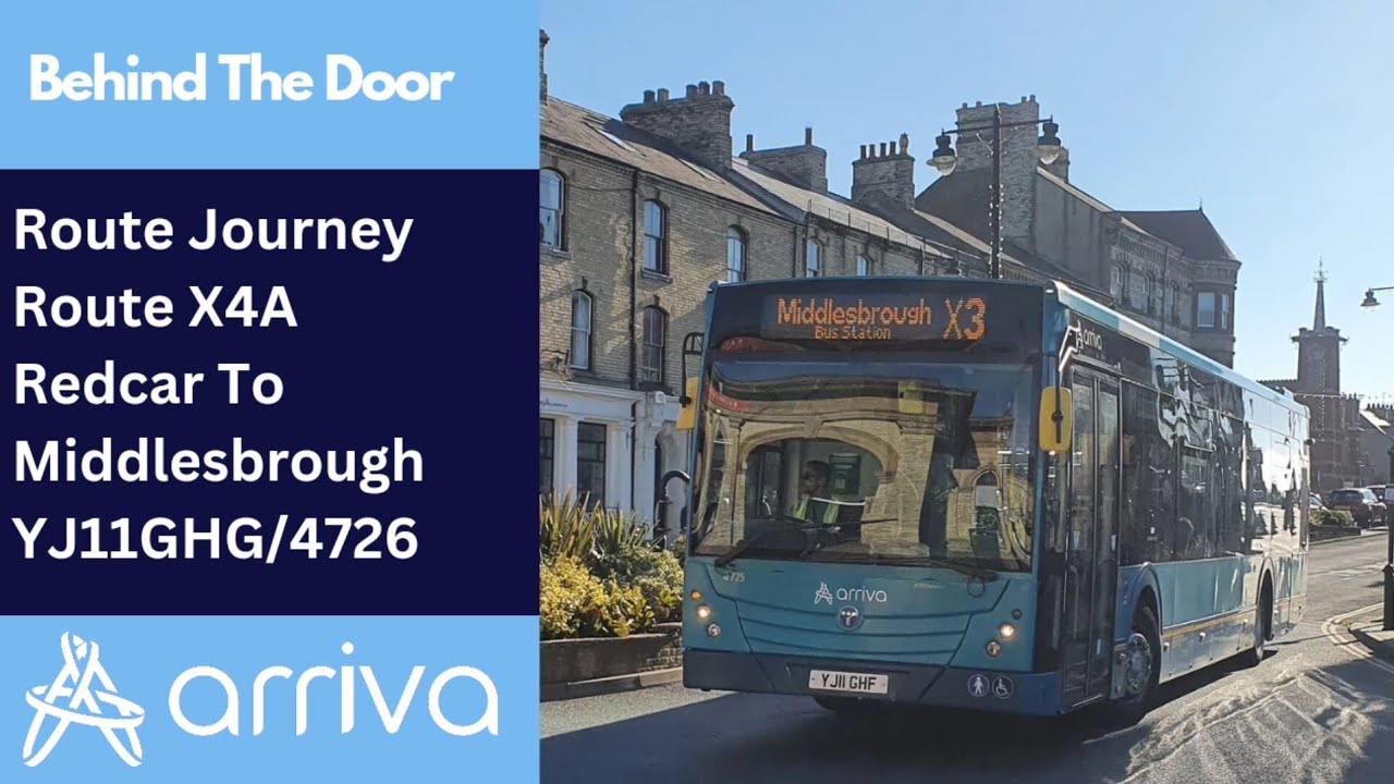 Behind The Door: Route X4A | YJ11GHG/4726 - Arriva North East: Temsa Avenue LF
