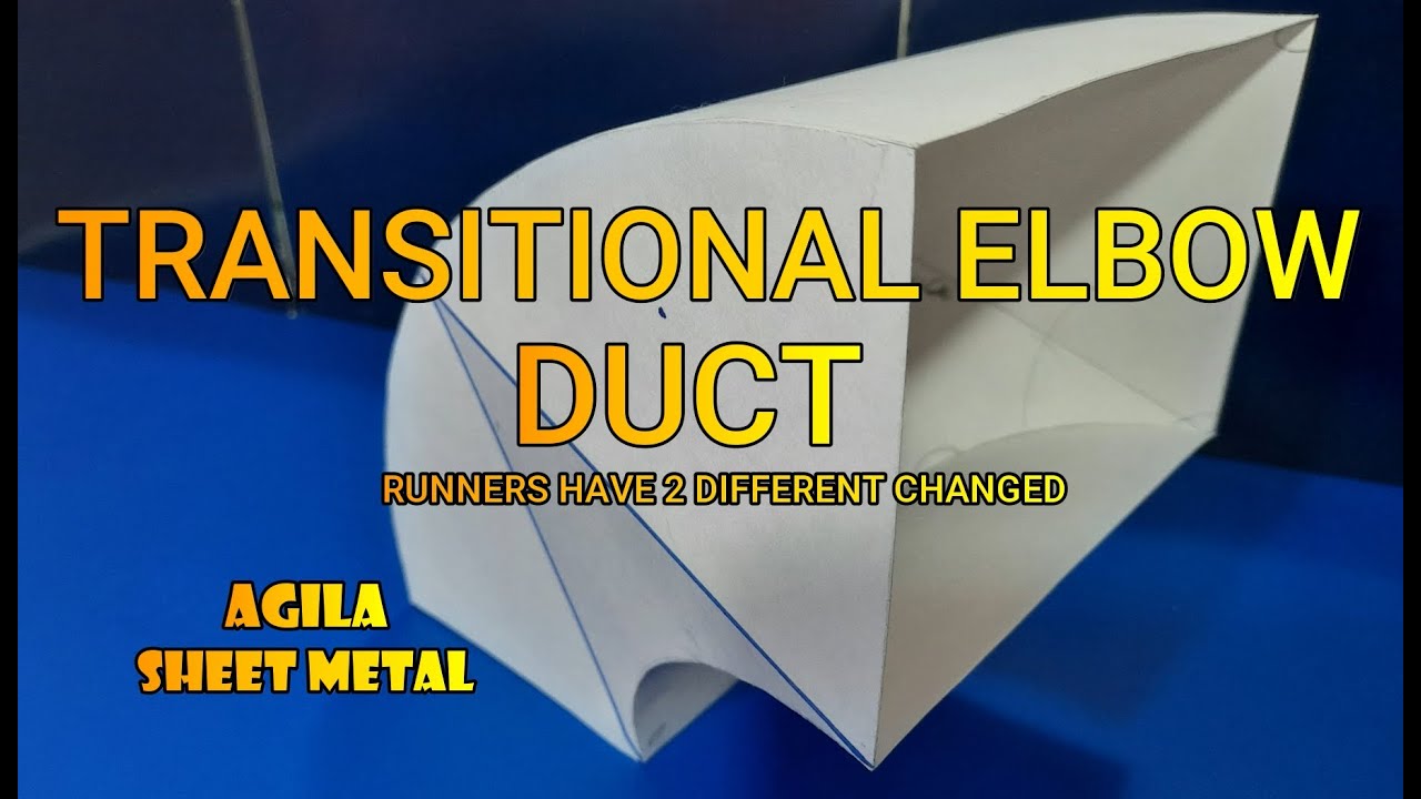 Elbow Transition Duct-Magkaiba Ang Tagiliran Ng Runners