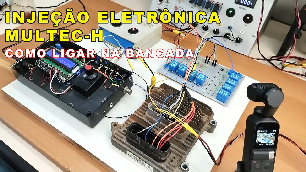 Injeção Eletrônica Multec-H - Como ligar na bancada!