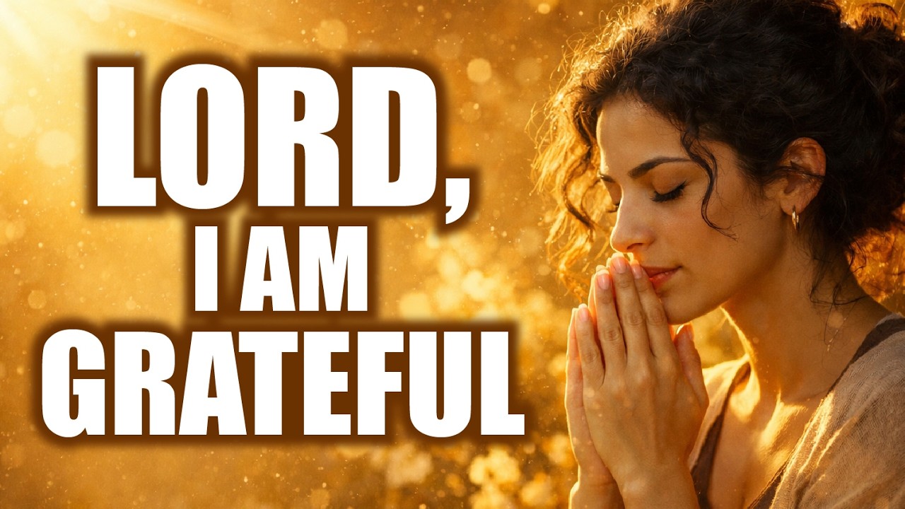 🙏 Gratitude Prayer: Lord, I Am Grateful for All You Do | A Prayer from the Heart to Thank God Today