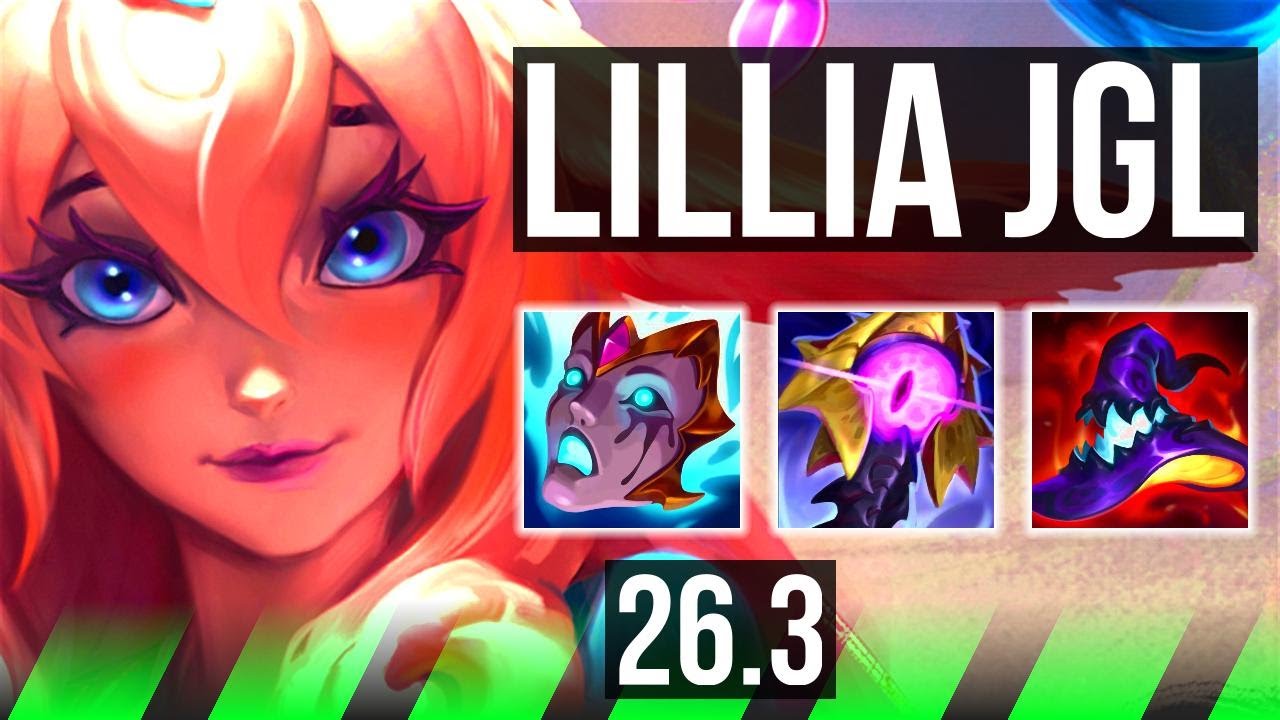 LILLIA vs BRIAR (JGL) | Good KDA: 15/1/16, 43K damage, 4k gold comeback | EUNE Grandmaster | 26.3