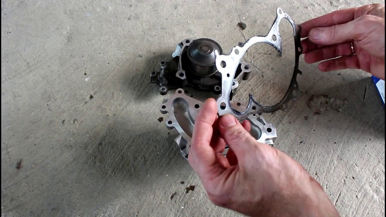 Замена ремня ГРМ роликов и сальников на Toyota Harrier MCU30 Тойота Харриер 2004 года  2часть