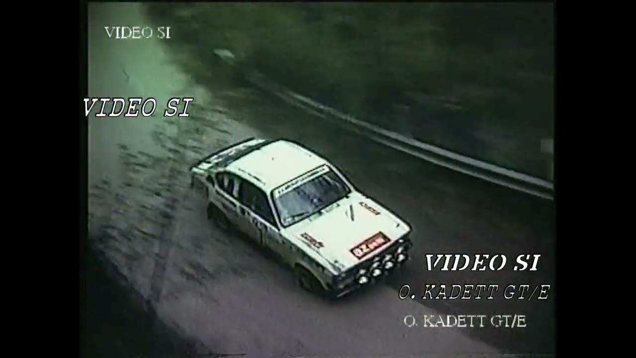 Opel Kadett GTE nei rally........Video Si