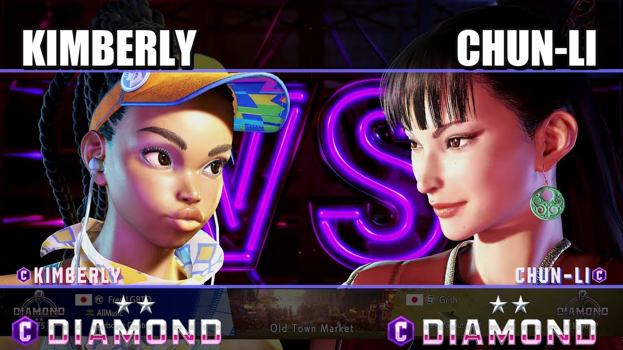 SF6 (C) Kimberly vs (C) Chun-li 25-Jan-2026 - Diamond Ranked Match