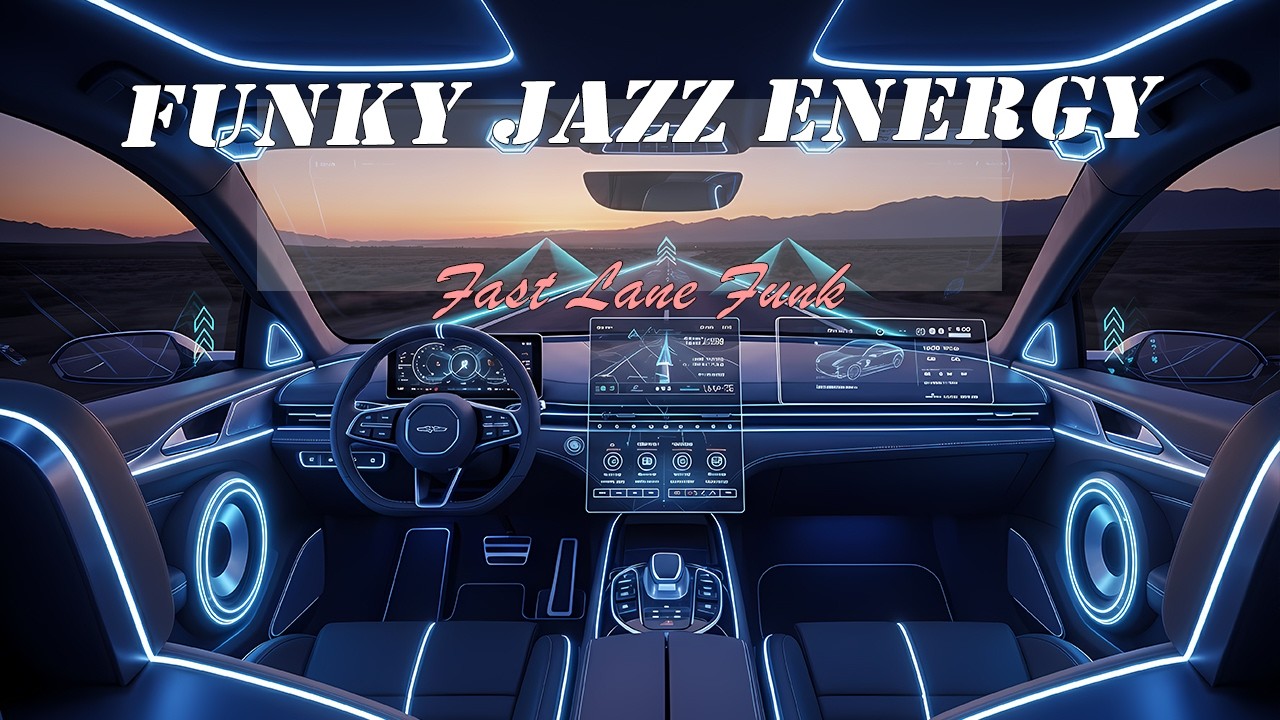 Fast Lane Funk 🎷🔥 Urban Jazz Beats for Night Riders