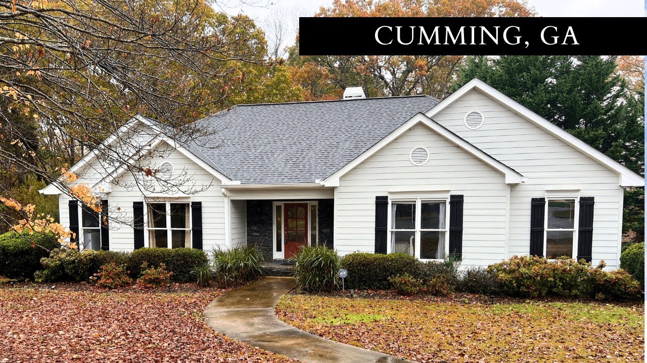 MUST SEE- STUNNING LAKE HOUSE IN  ROSWELL, GA  - 5 Bedrooms - 4 Bathrooms