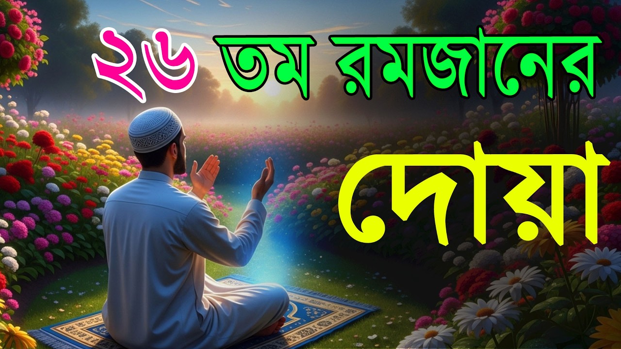 পবিত্র রমজানের ২৬ তম দিনের স্পেশাল দোয়া l Dua For Ramadan   Most Beautiful Dua For Ramadan 2026 2