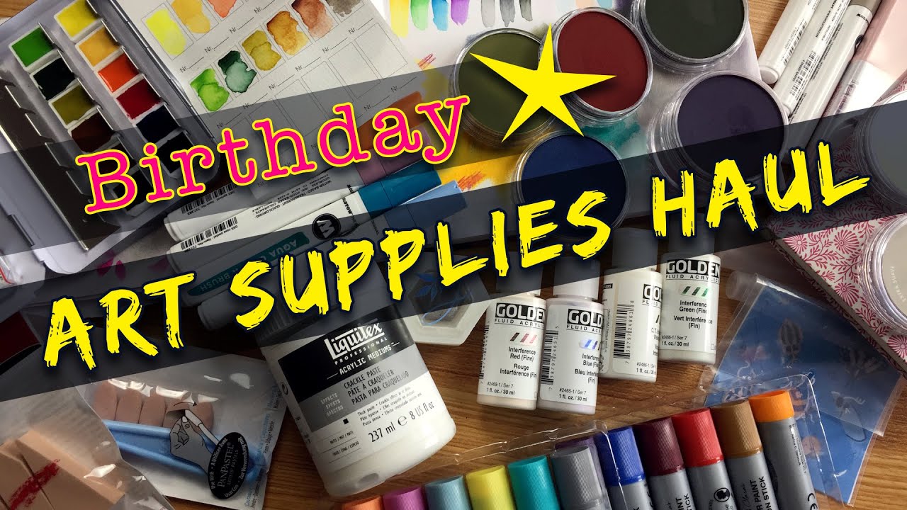 ✨ART Supplies HAUL! ✨ Unpacking and swatching and talking about these new supplies..✨