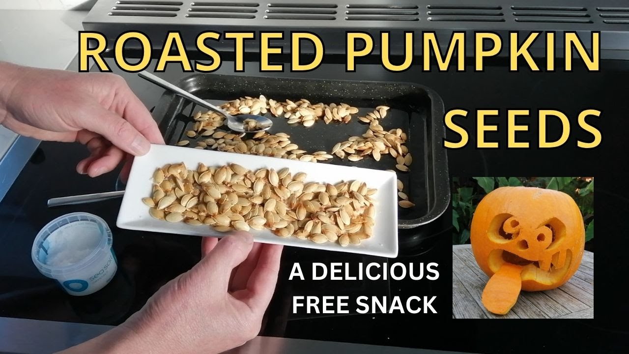 how to ROAST PUMPKIN SEEDS for a FREE SNACK