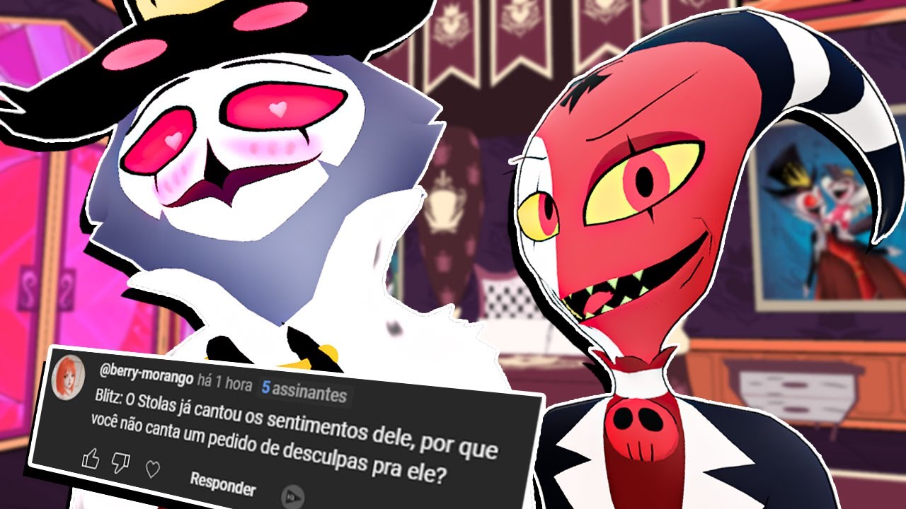 BLITZO pede DESCULPAS para STOLAS cantando em HELLUVA BOSS VR