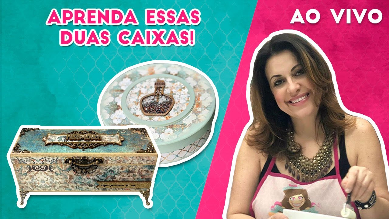 Loucas por caixas - Tudo para o seu ARTESANATO  está ao vivo!