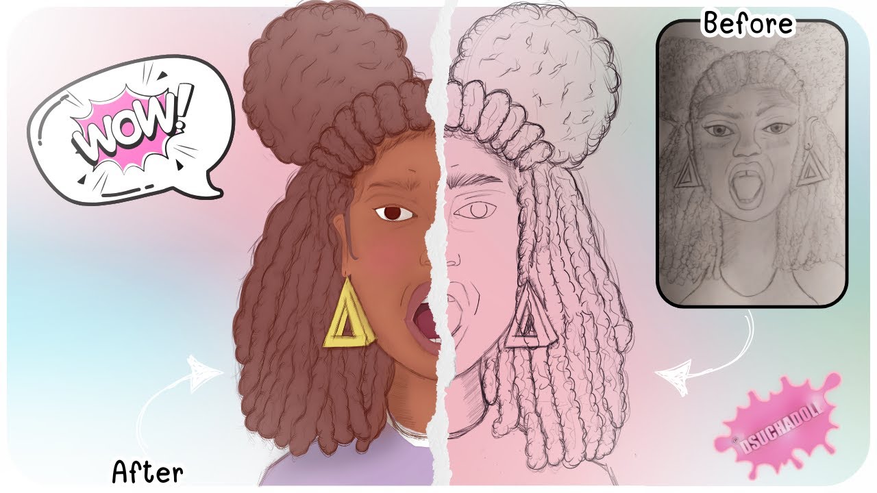 Just Have Fun With Your Art | 💕 Chill And Draw with Me On Procreate 💕 | iPad Pro Artwork