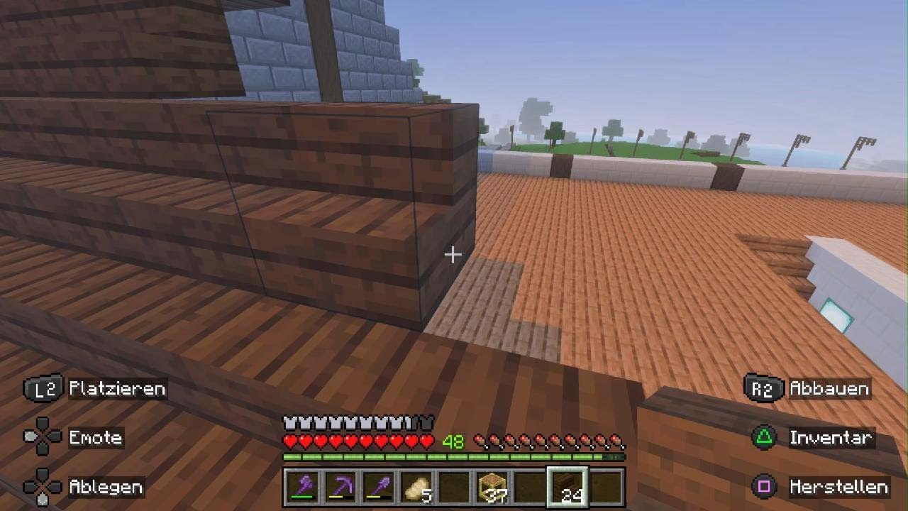 Am Dach weiter bauen   Minecraft Projekt #1809 Minecraft Deutsch
