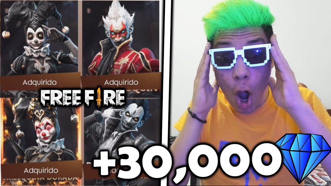 ¡CONSIGO TODOS los NUEVOS JOKER en FREE FIRE y NO CREERÁS CUÁNTO ME GASTÉ! *mucho dinero*