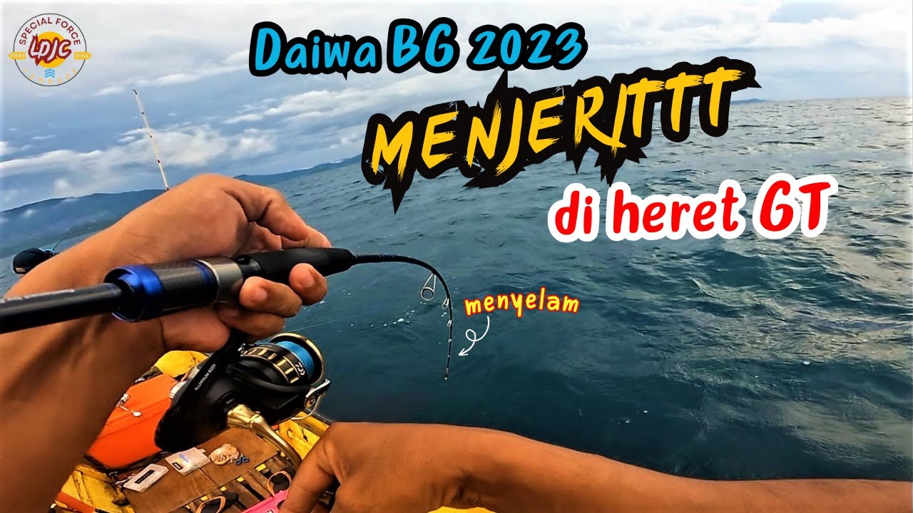 Micro Jigging Sangat Selesa Dengan Daiwa BG SW 4000D CXH | Daiwa HJ Light 65MS