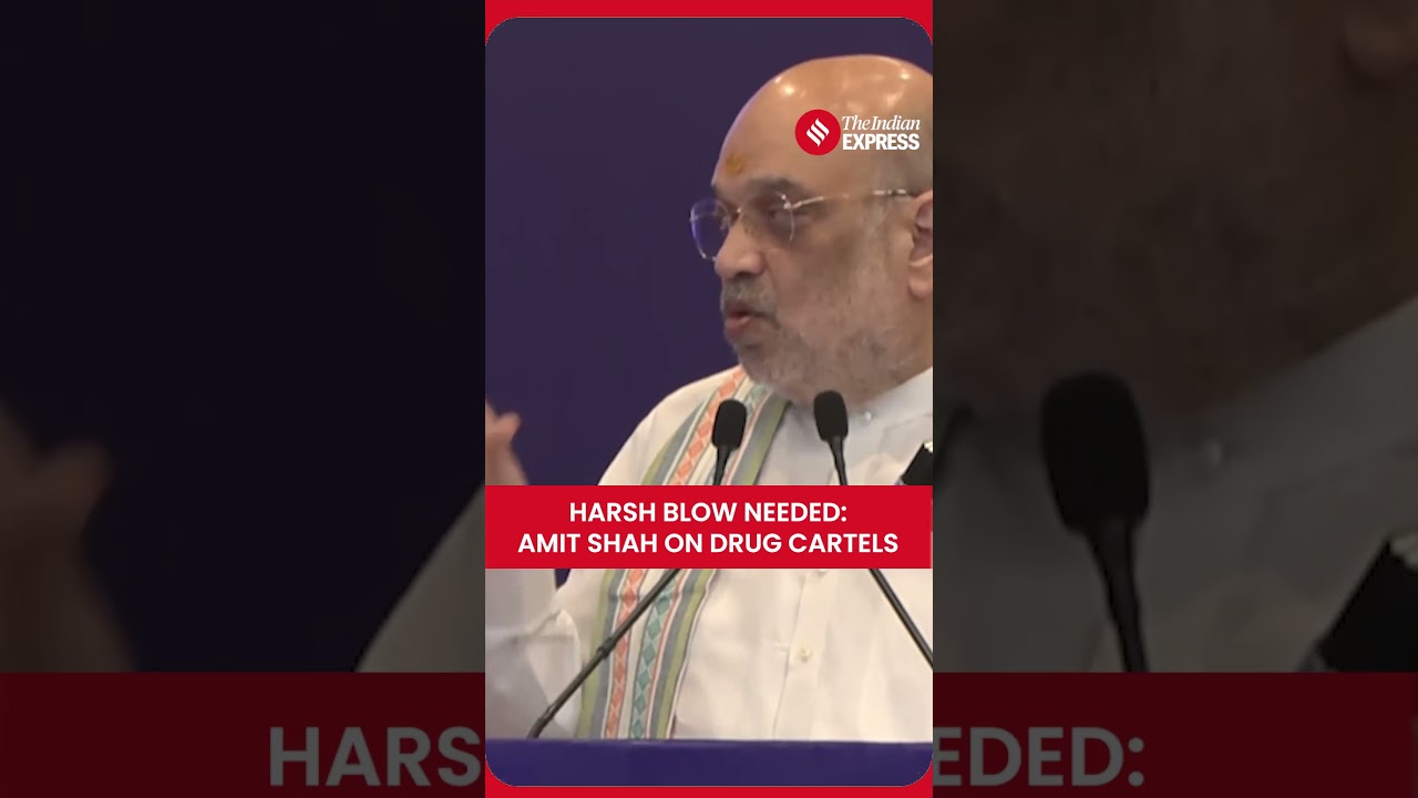 Amit Shah Calls for Tough Crackdown on Drug Cartels