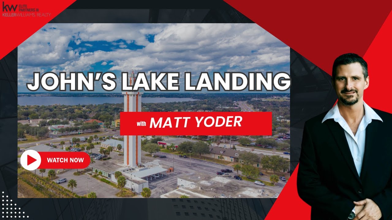 John’s Lake Landing Clermont FL Homes for Sale | Lakefront Community Tour with Matt Yoder