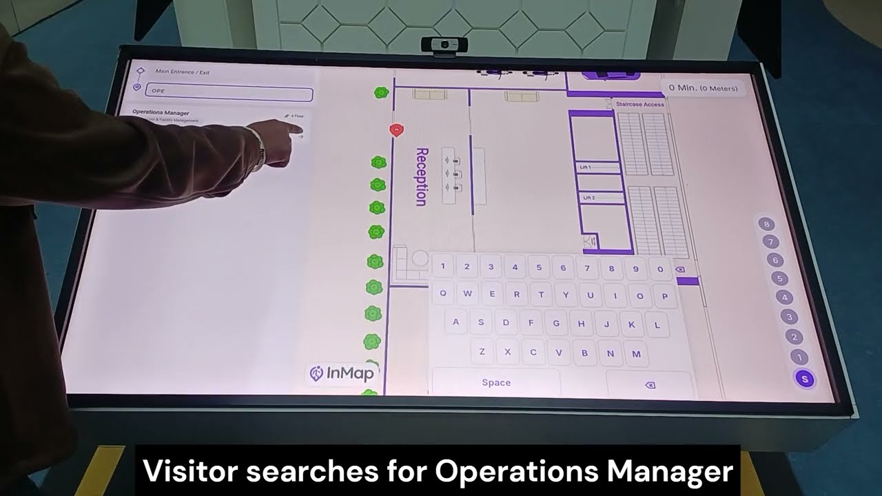 InMap - Kiosk-Based Indoor Navigation Demo | Smart Wayfinding for Large Premises