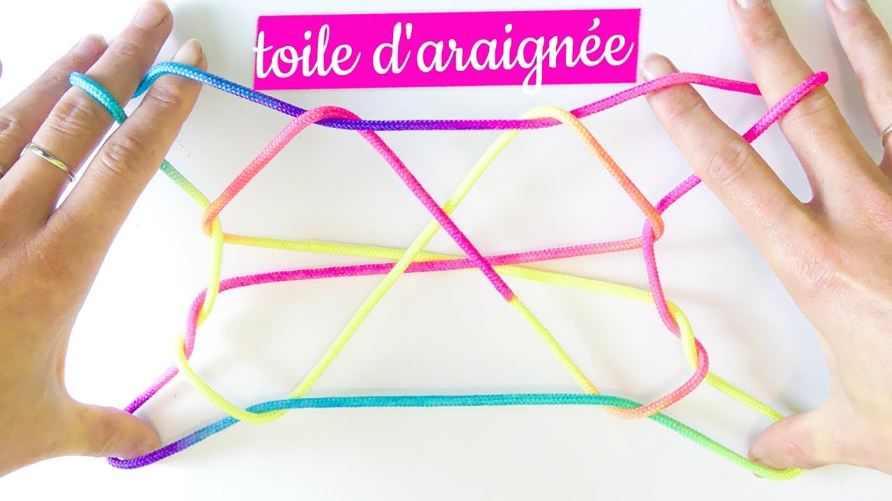 Toile d'araignée - figure de ficelle - tuto Français
