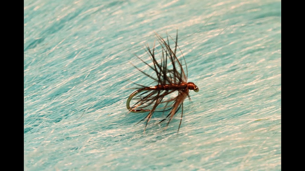 Tying Stewart's Black Spider with Martyn White (wet fly)