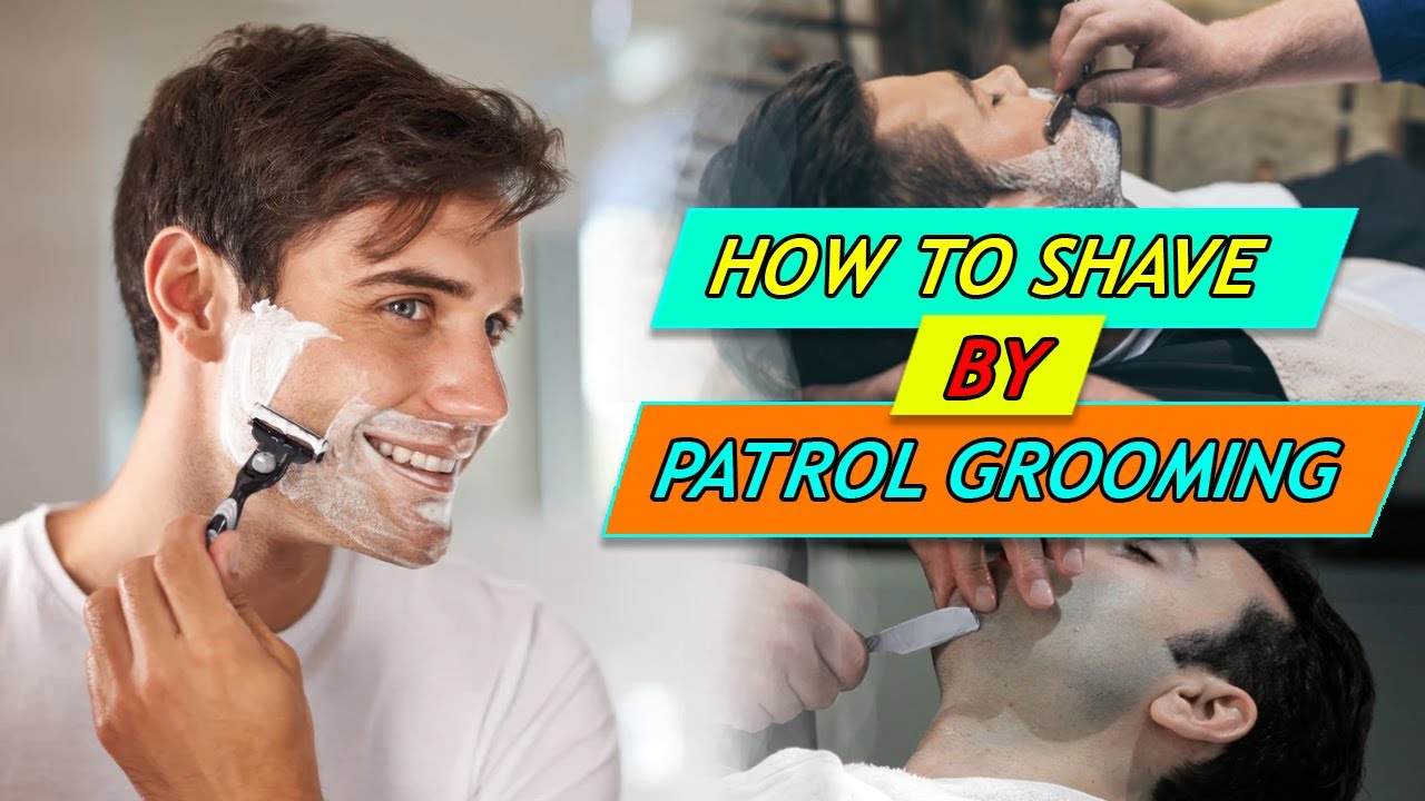 How to Shave by Patrol Grooming | Clean Shave | #howto #shave #barber #shaving #bumppatrol