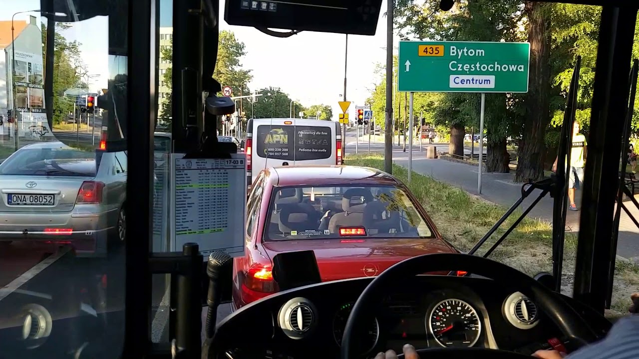 Autobusem po Opolu - linia 17 (Dambonia - Częstochowska - Działki pętla)