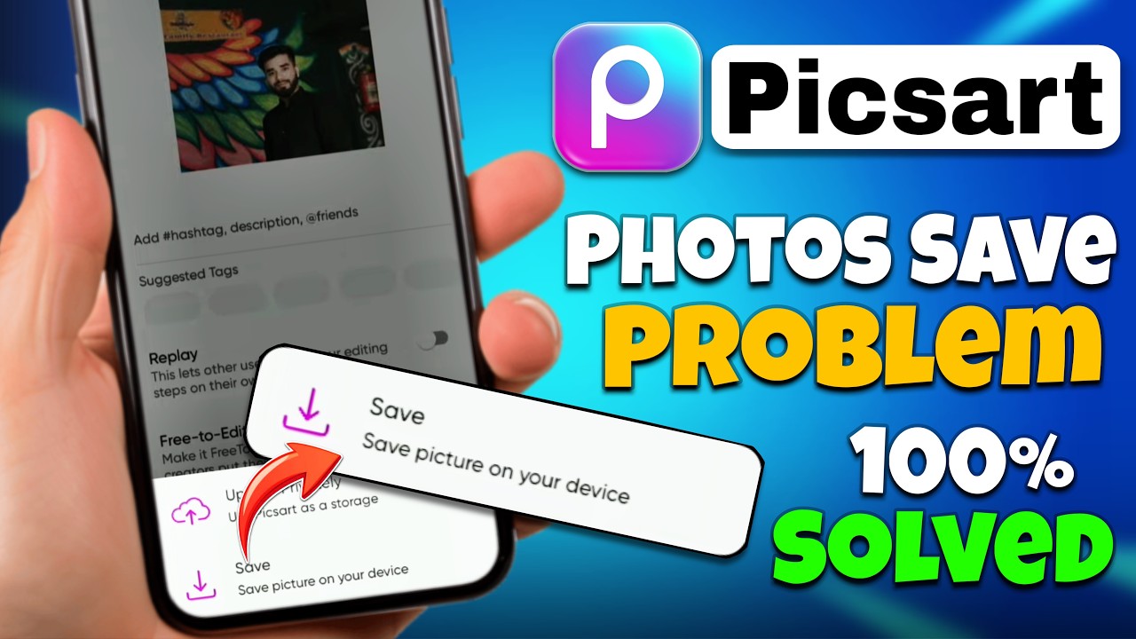 Picsart Photo Save Problem Solved / Picsart Photo Save Problem Thik Kaise Kare
