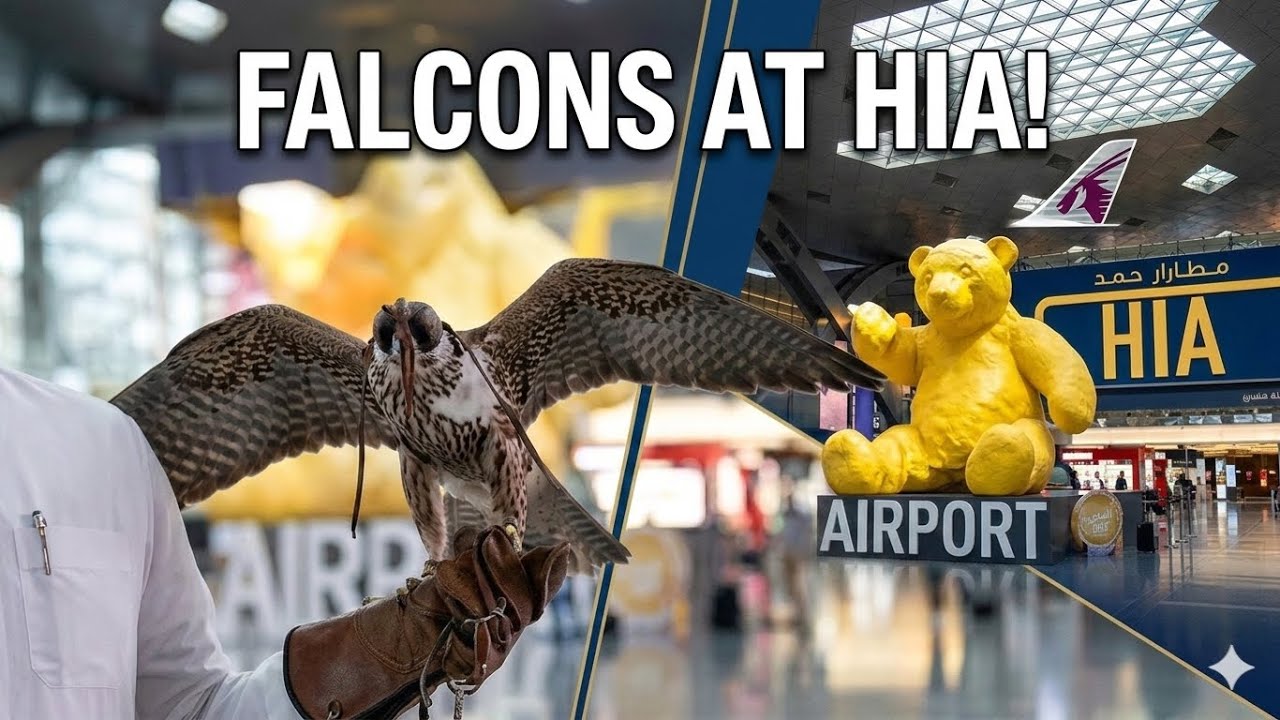 YOU WON’T BELIEVE THIS BIRD INSIDE THE HAMAD INTERNATIONAL AIRPORT!