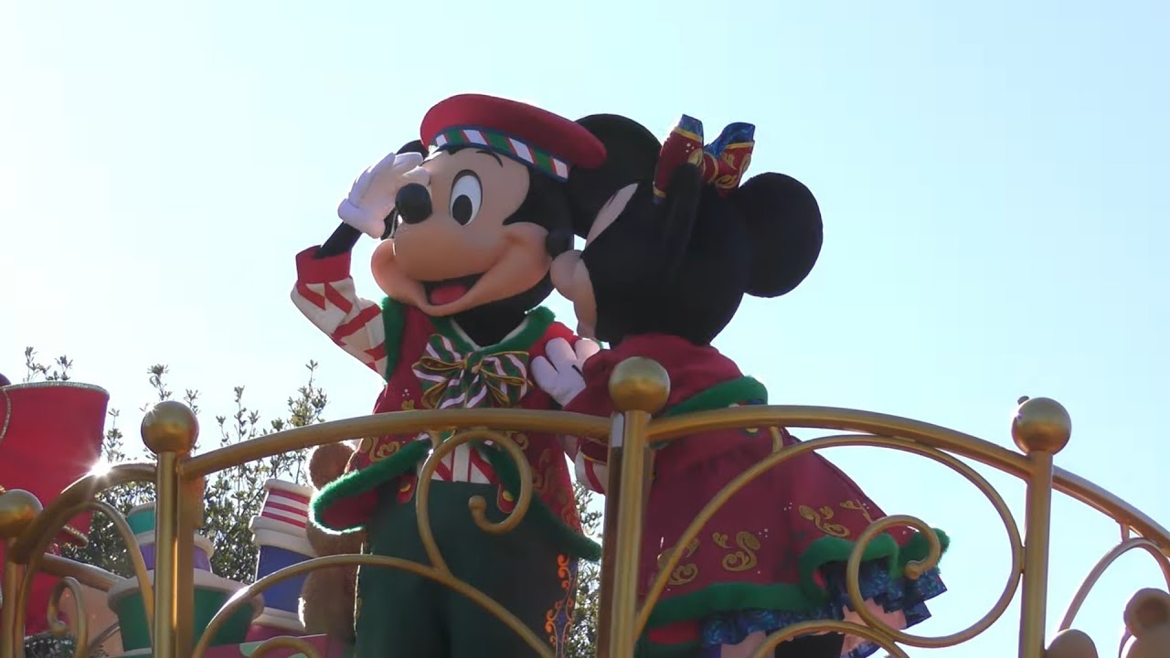 【4K解像度版】⭐ミキミニポジ最高⭐TDL/東京ディズニーランド【トイズー・ワンダラス・クリスマス！】【ディズニークリスマス】【クリスマスパレード】【1st】【Tokyo Disney Land】