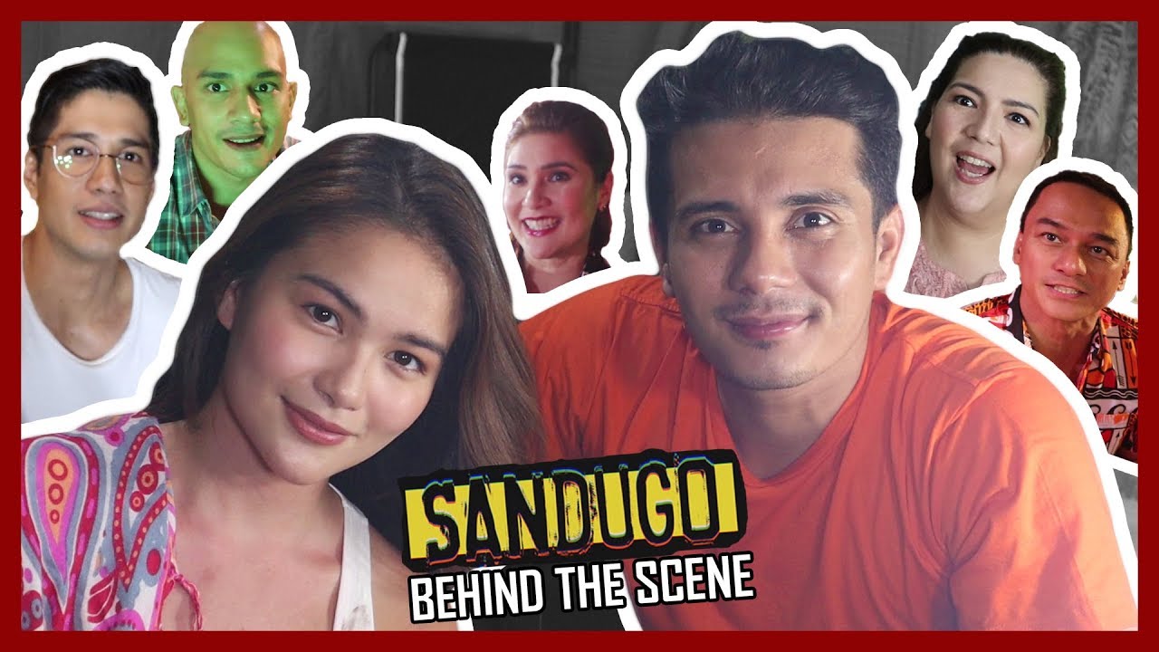 EJAY FALCON'S BEHIND THE SCENE WITH THE CAST OF SANDUGO