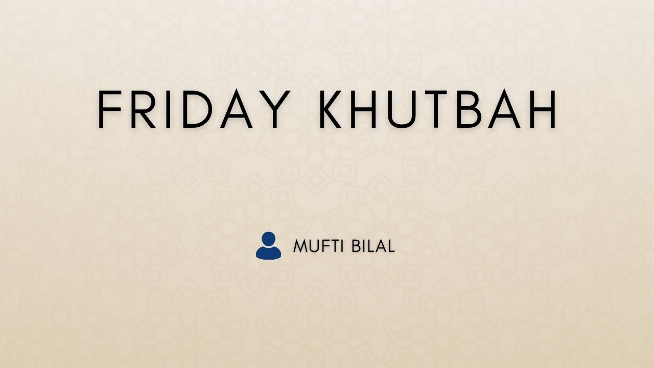 Friday Khutbah | The Importance of Shaban | Mufti Bilal