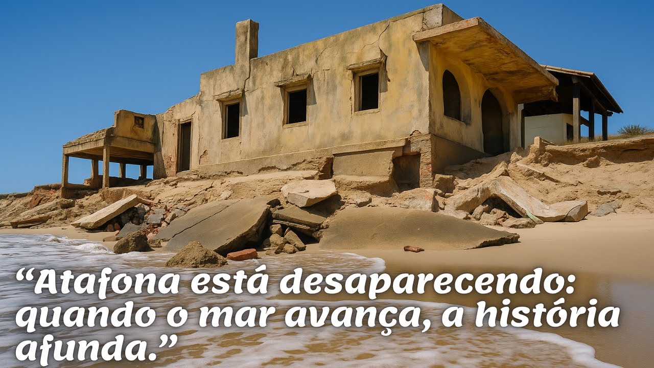 ATAFONA UMA CIDADE DESTRUÍDA PELO AVANÇO DO MAR, QUANDO A RESSACA VEM, LEVA CASAS E RUAS INTEIRAS
