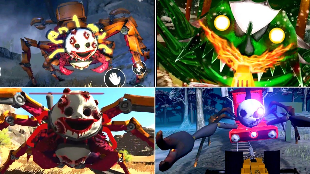Choo Choo Charles Mobile Game - Scary Choo Spider Train Vs Scary Spider Train Survival Jumpscare