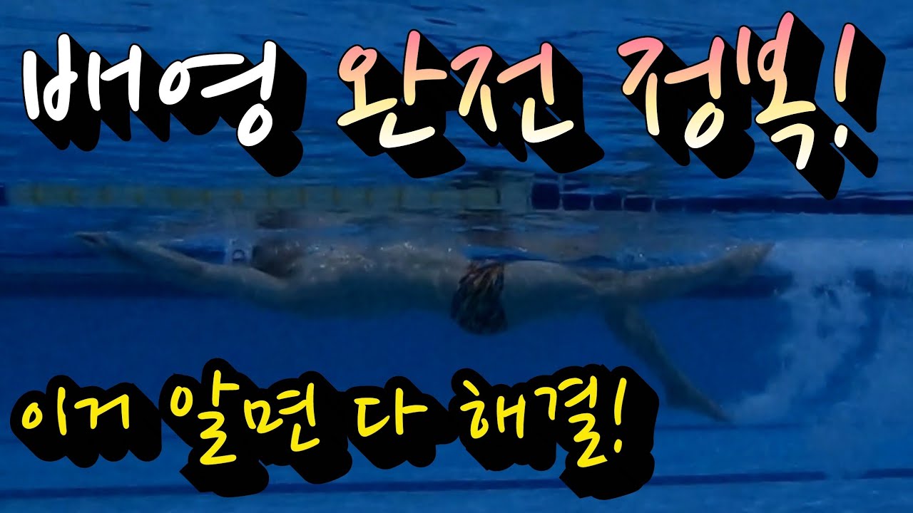 ✔배영 발차기 느린 사람! ✔하체 가라 앉는사람! ✔자꾸 물 먹는 사람! ✔필수시청!